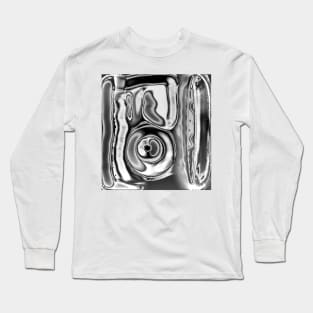 gray and black tangle shapes with different color styles and themes. Long Sleeve T-Shirt